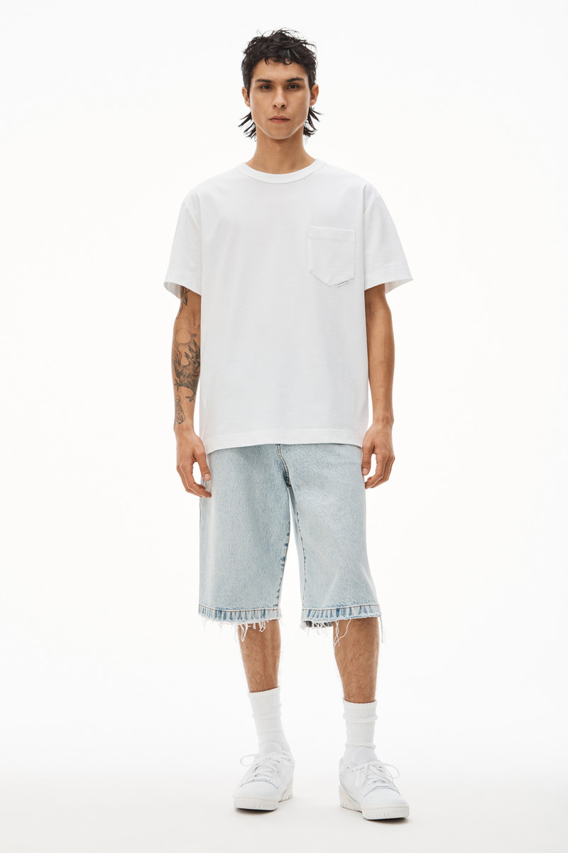Alexander Wang POCKET TEE iN HIGH TWIST JERSEY outlook