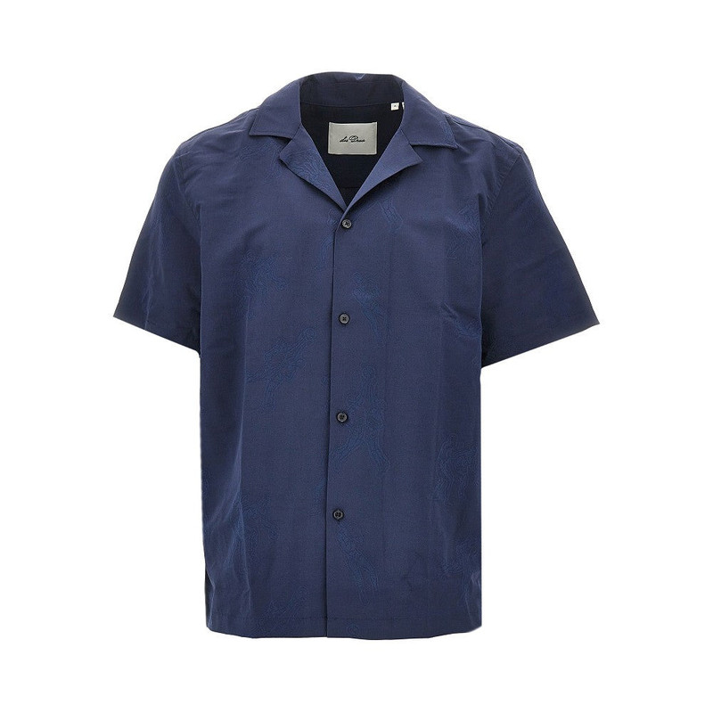 Les Deux Lesley Players Bowling Shirt Blue - 1