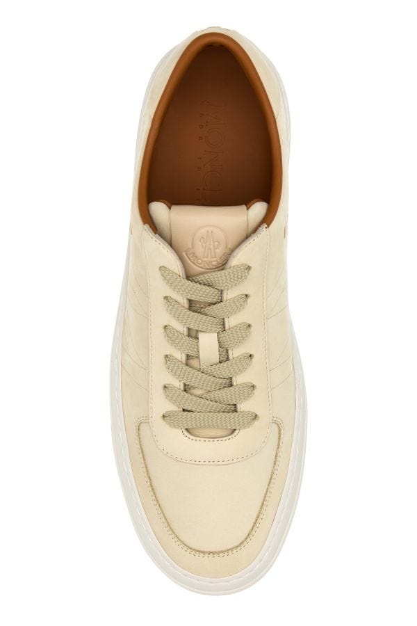 Sand leather Monclub sneakers - 4