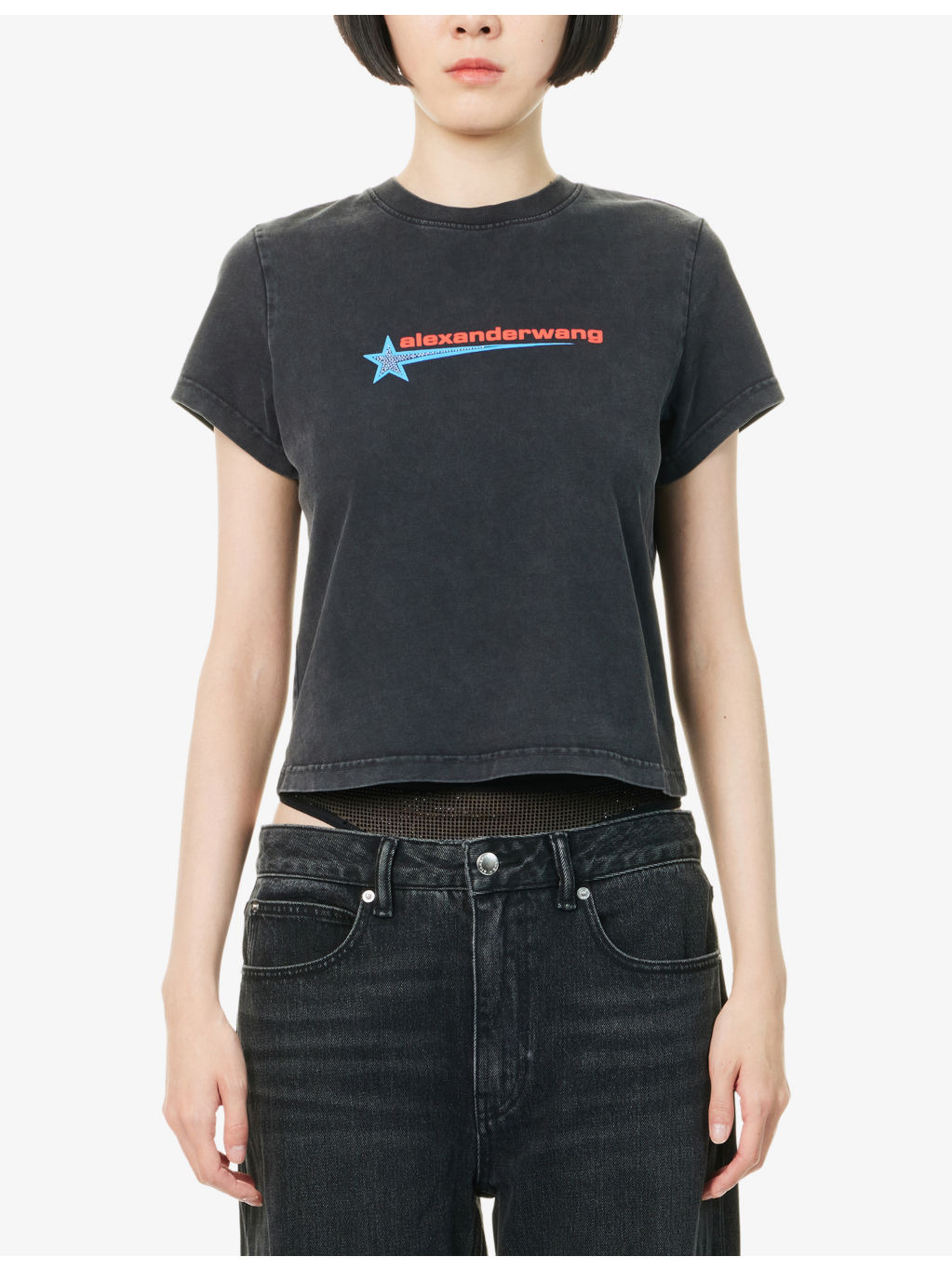 Shrunken Round-Neck Cotton-Jersey T-Shirt - 3