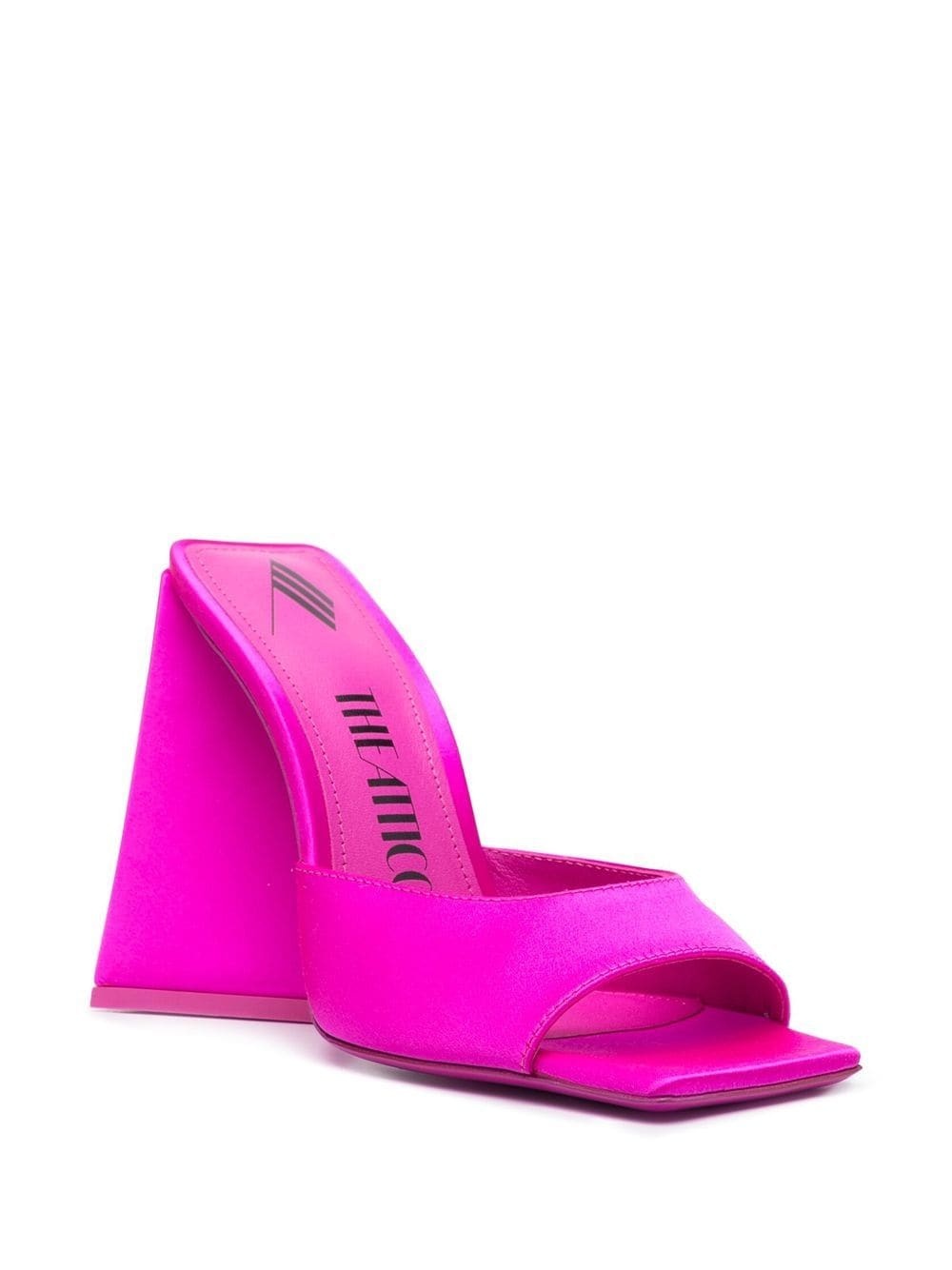 Devon 115mm satin finish mules - 2