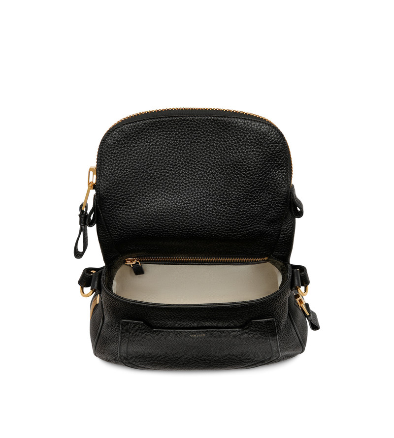 GRAIN LEATHER JENNIFER MEDIUM DOUBLE STRAP BAG 4