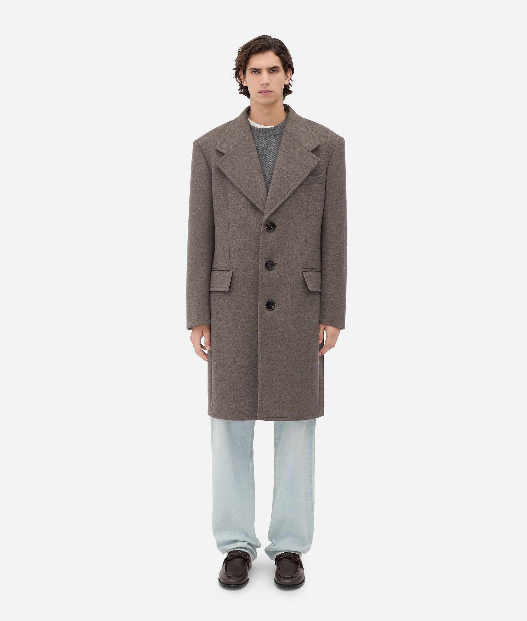 Double Wool And Cashmere Coat - 4