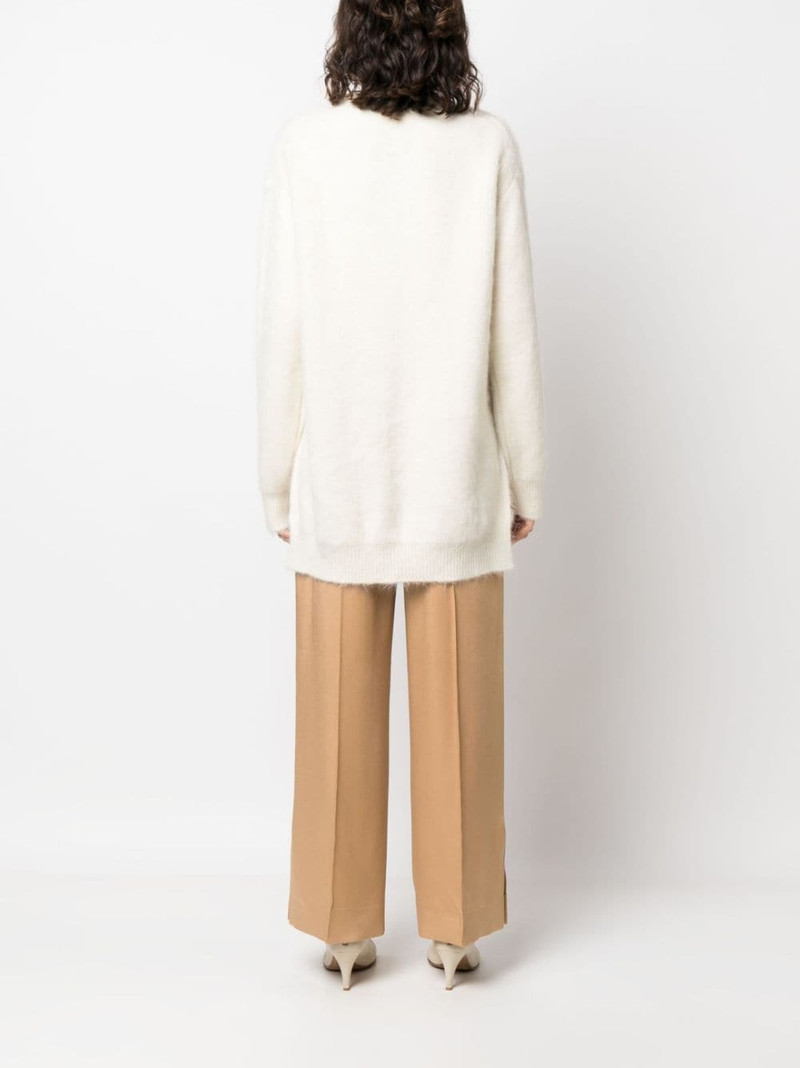 long-sleeved textured-finish jumper 4