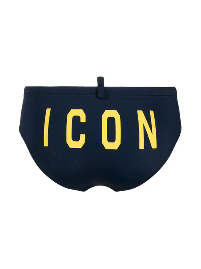 DSQUARED2 Icon print swim briefs outlook