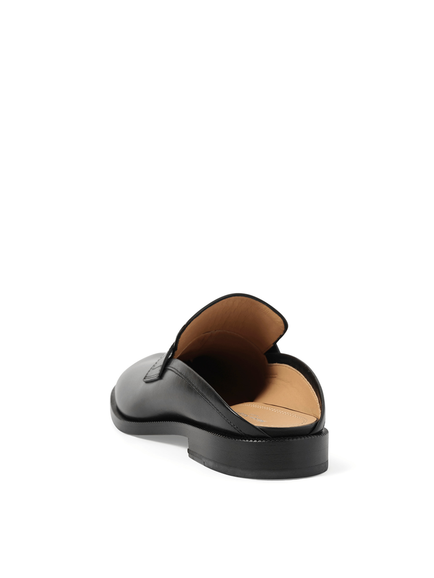 Tabi City Loafer Mule in Black - 3