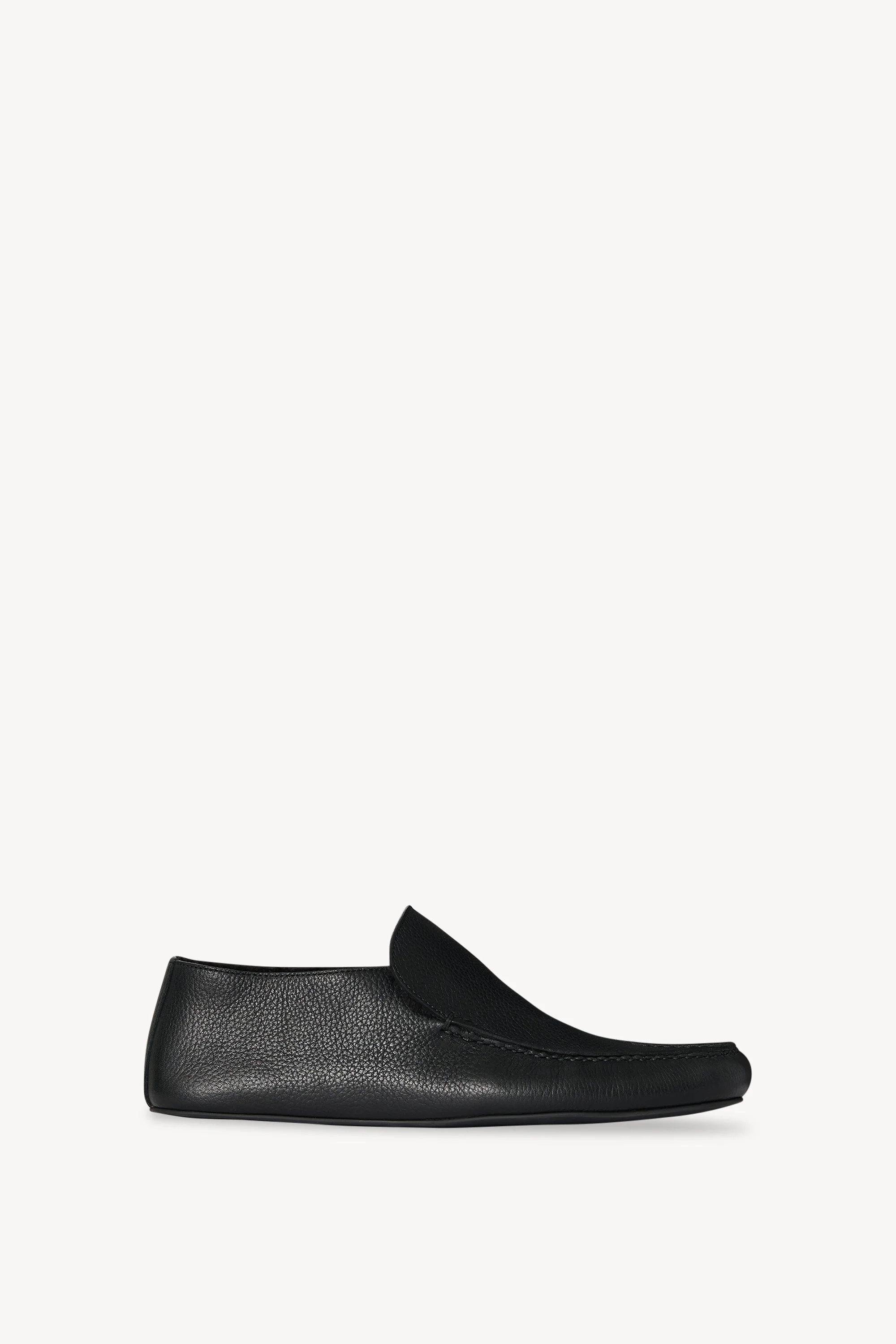 Leo Loafer in Leather and Shearling - 1