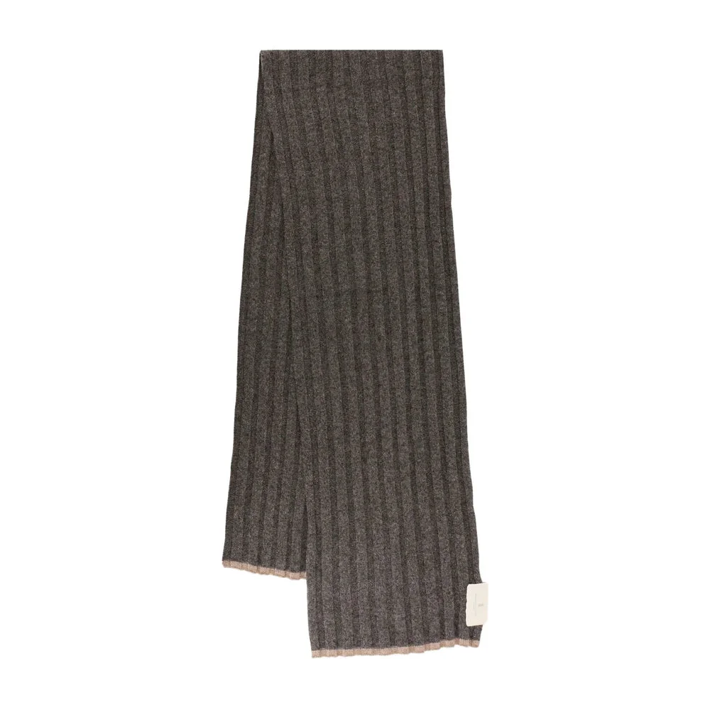 Brunello Cucinelli Grey Scarves Men - 1