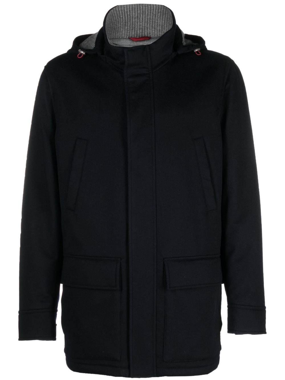 Cashmere Parka Coat - 1