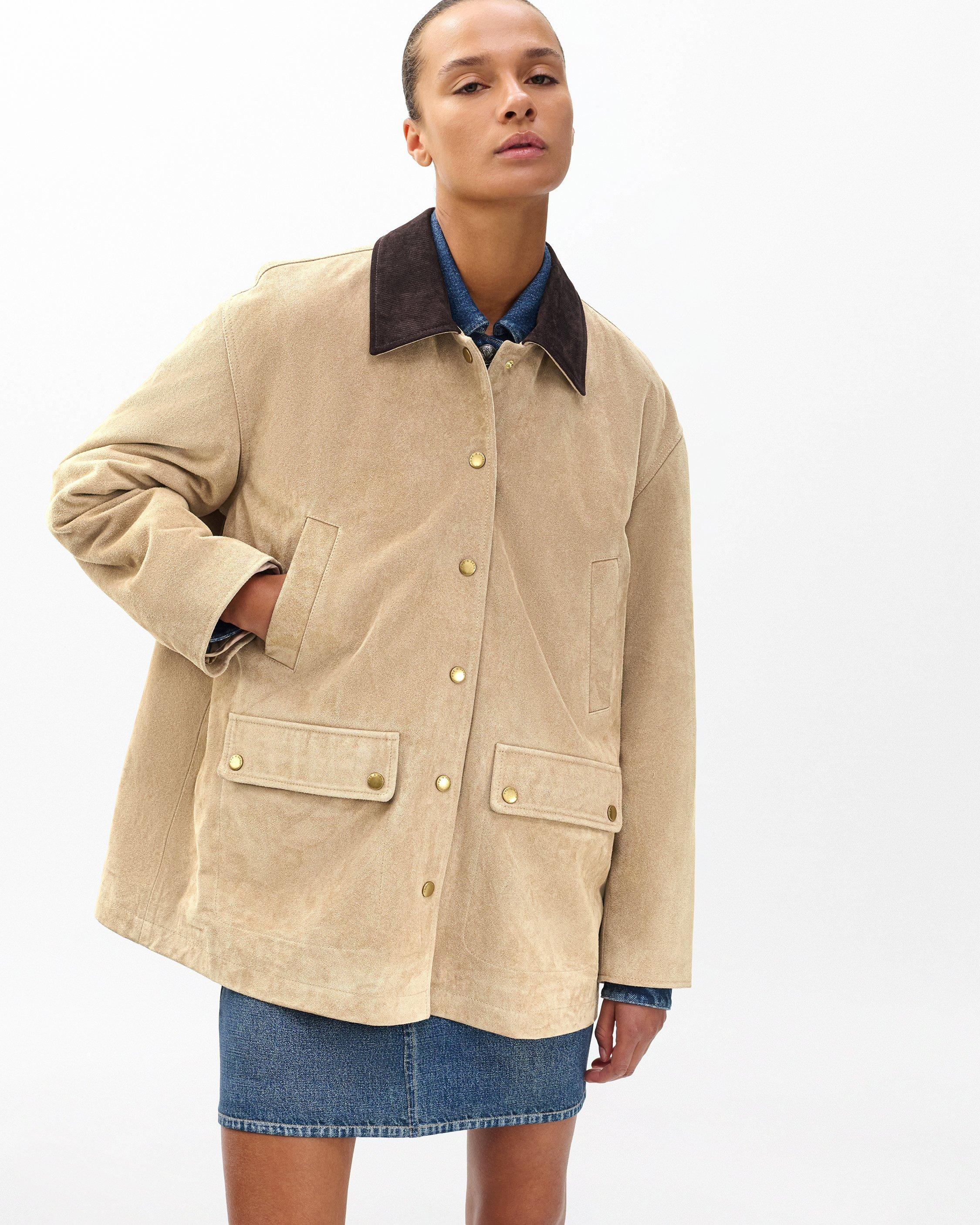 Cassidy Calf Suede Jacket - 2