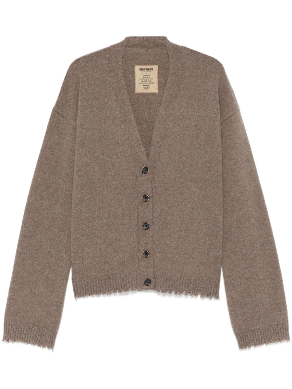 Over cashmere cardigan - 1