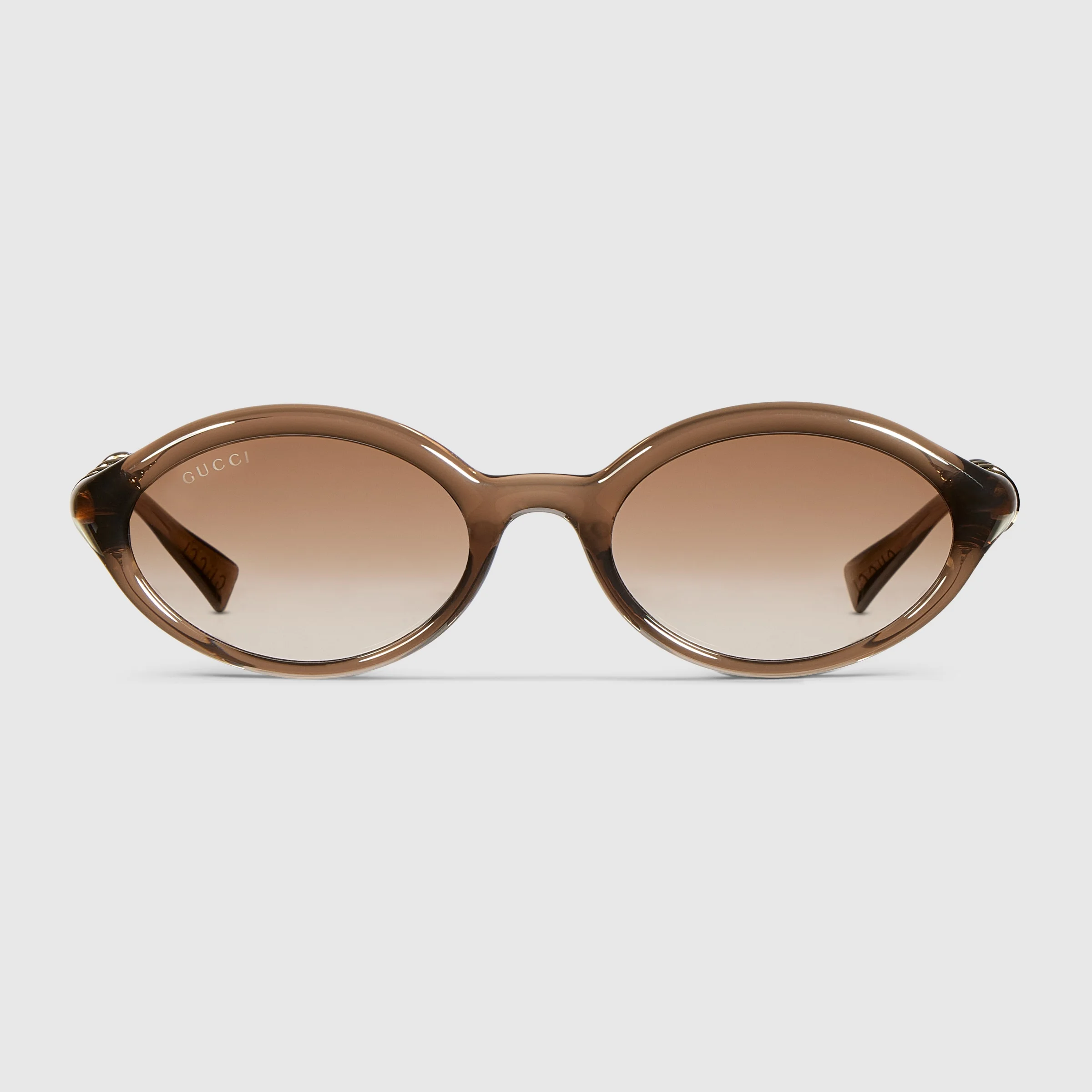 Oval frame sunglasses - 1