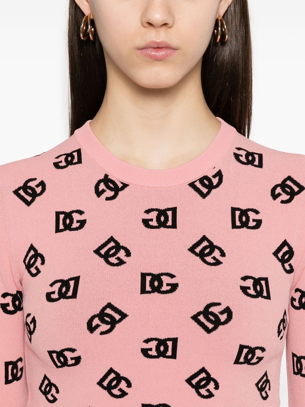 DG-jacquard sweater - 5