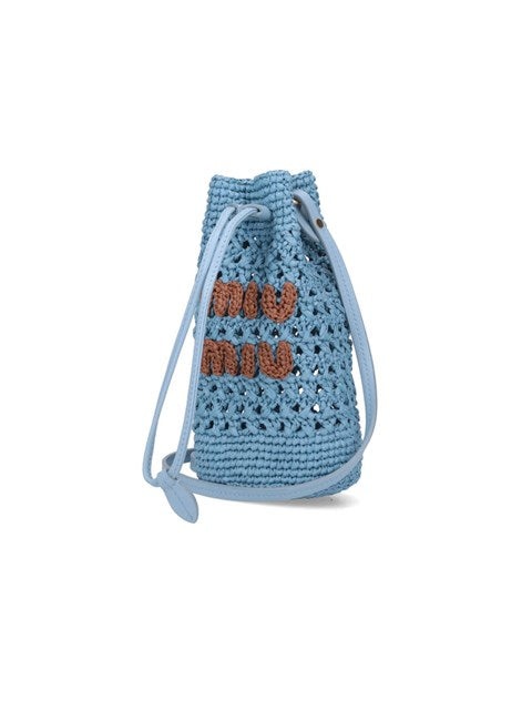 Miu Miu Women Raffia Bucket Bag - 2