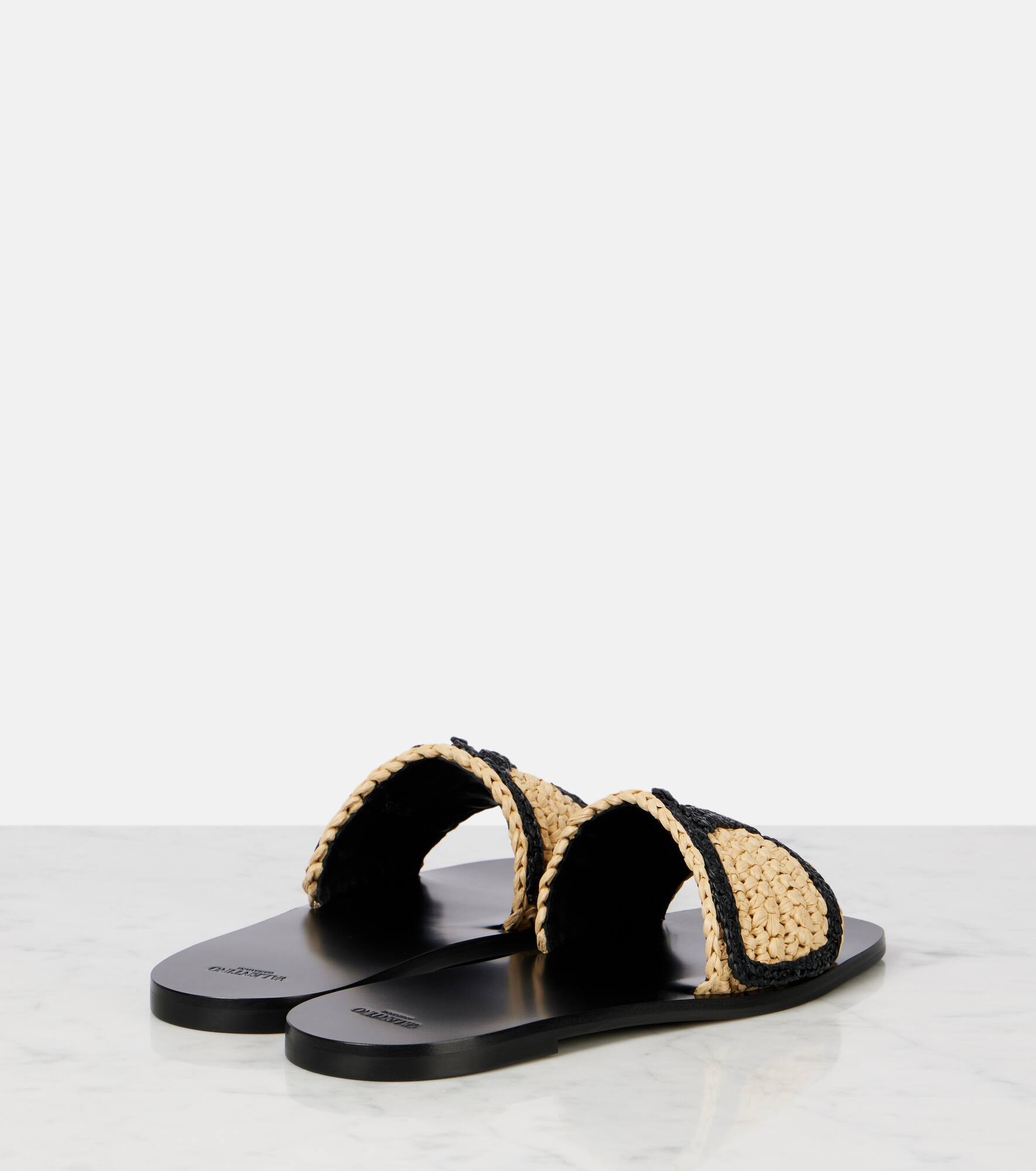 Viva Superstar embroidered crochet slides - 2