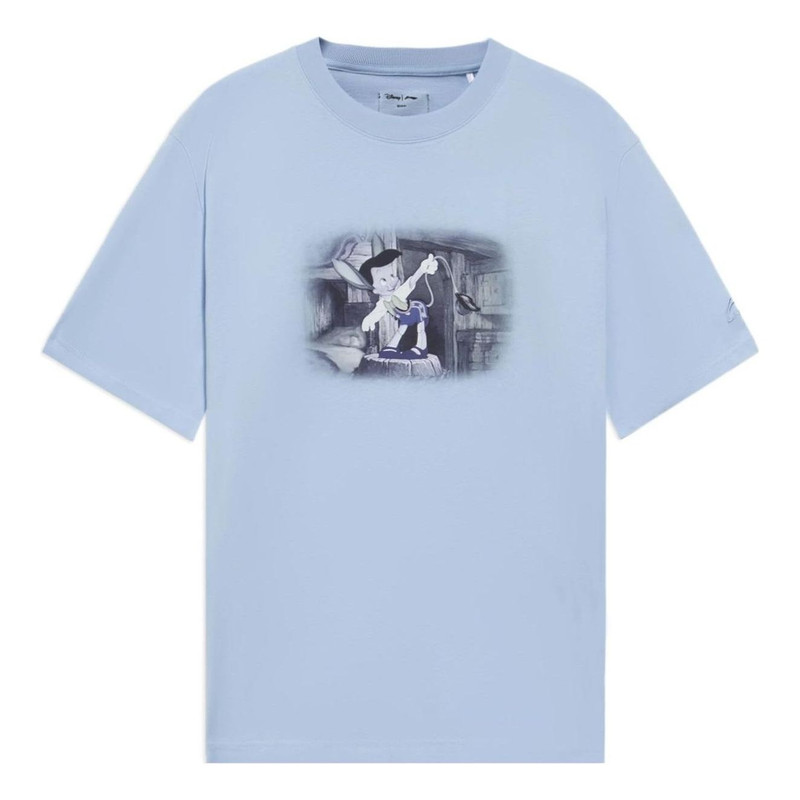 Li-Ning x Disney Pinocchio Graphic T-shirt 'Polar Blue' AHSS453-8 - 1