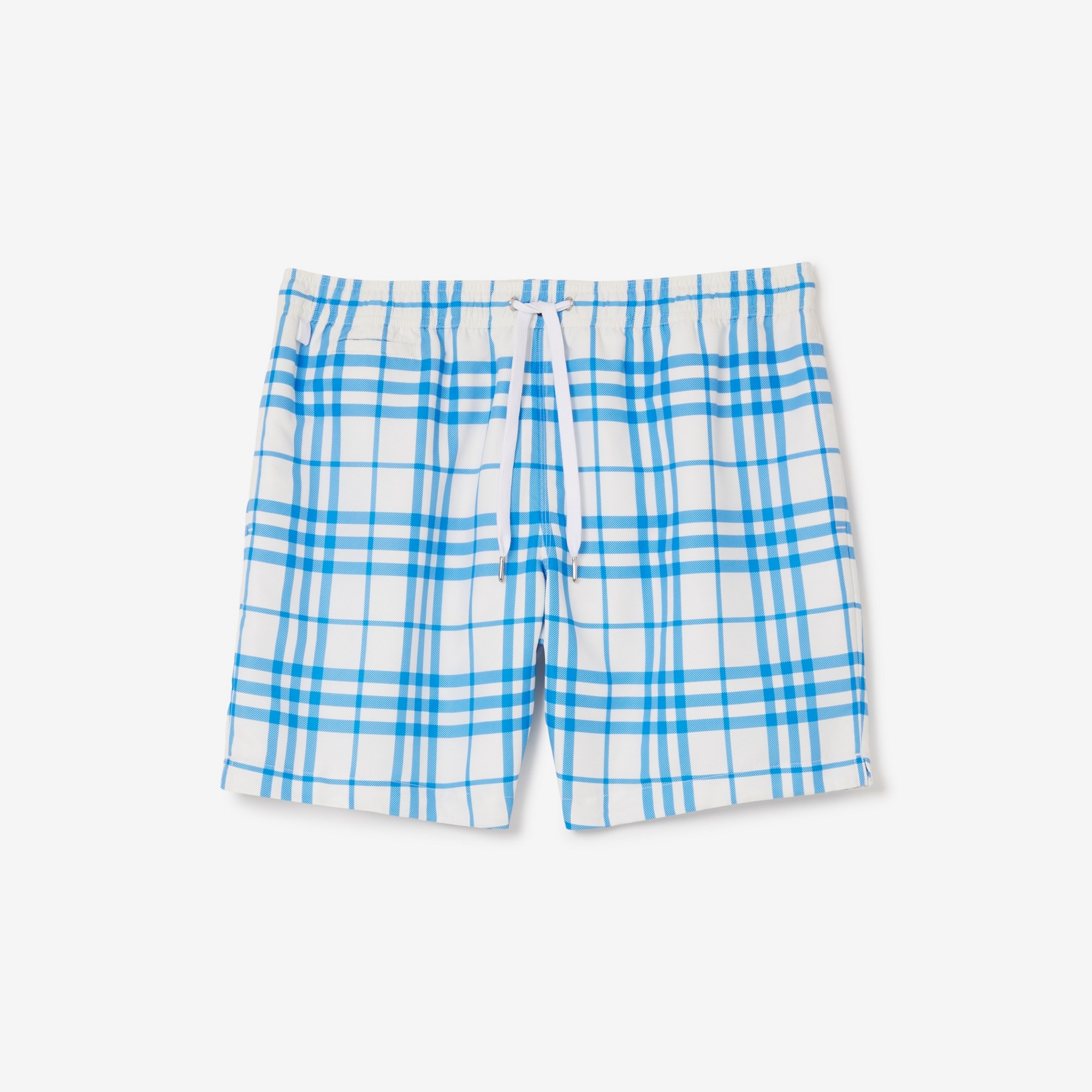 Check Drawcord Swim Shorts - 1