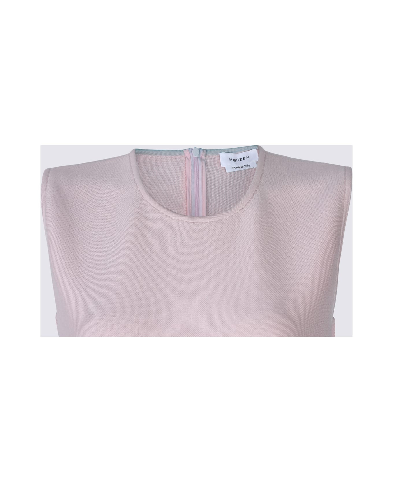 Pink Viscose Midi Dress - 3