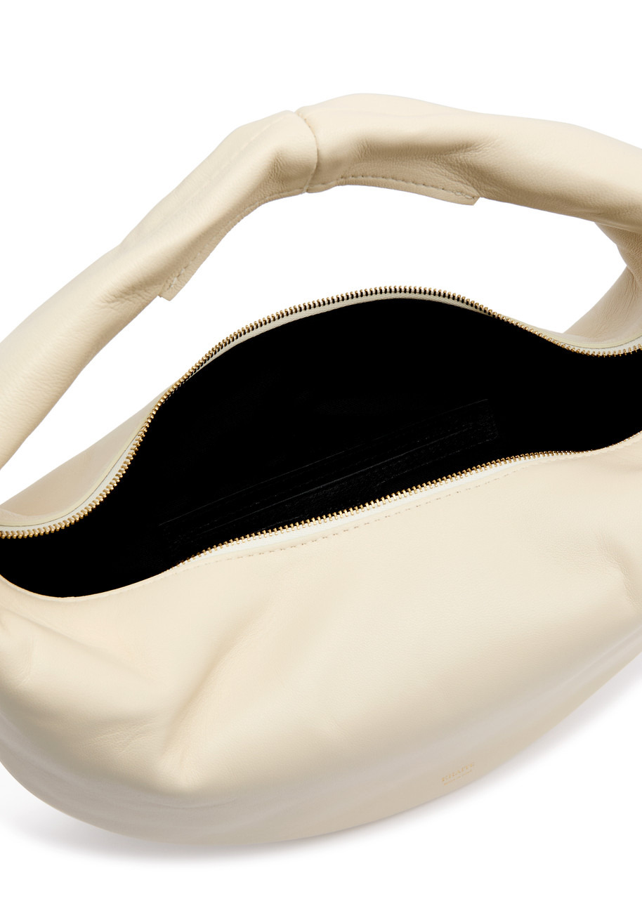 Olivia medium leather top handle bag - 4