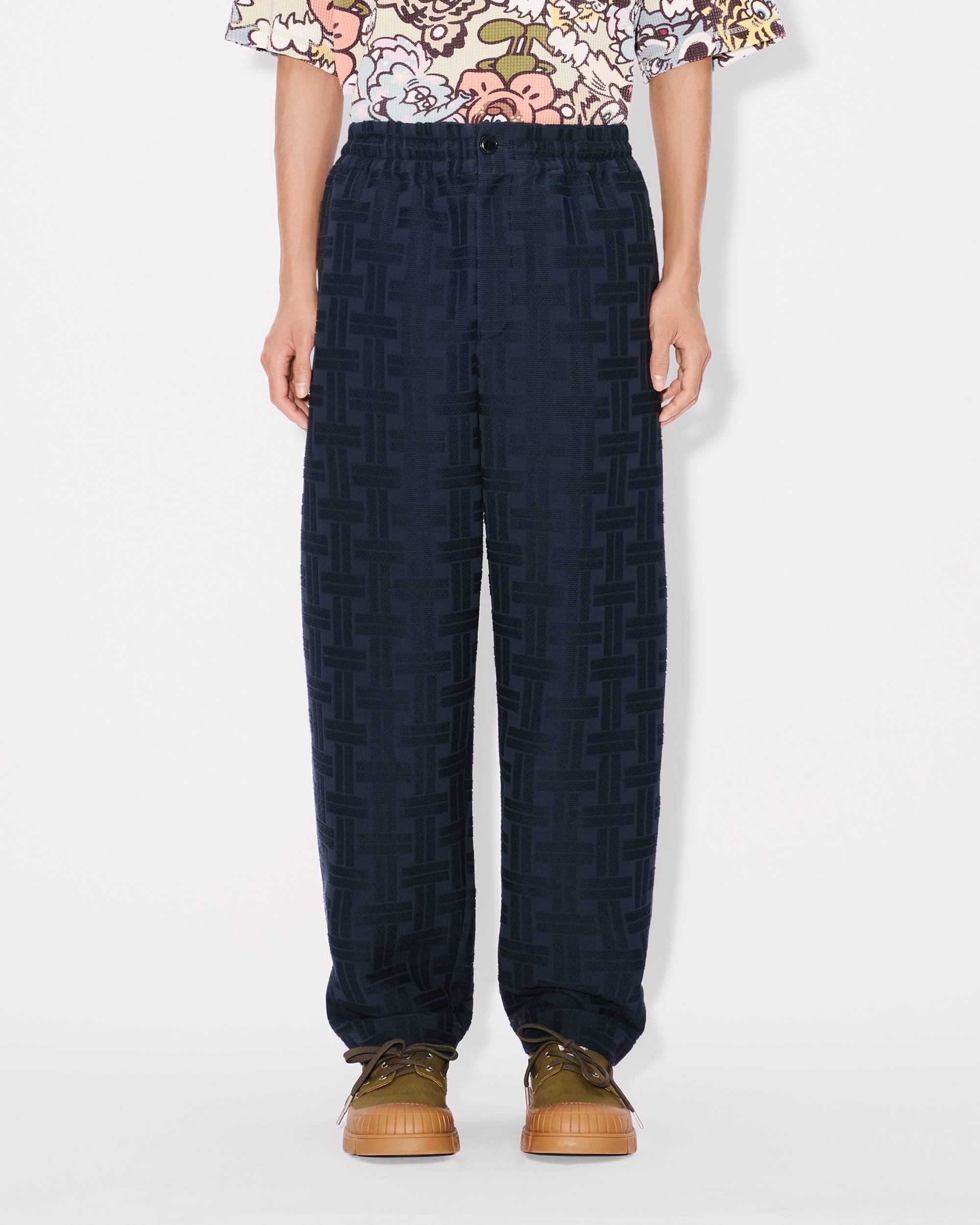 'KENZO Weave' jogpant in cotton jacquard - 4