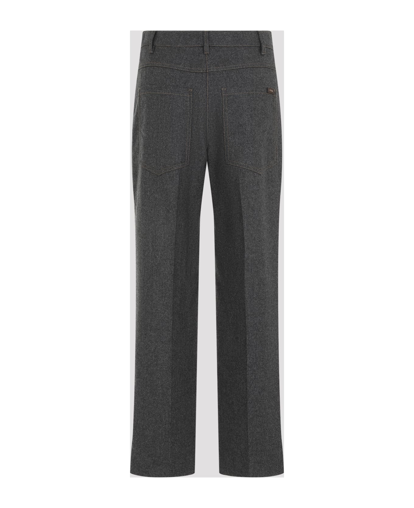 Cropped Flannel Pants - 4