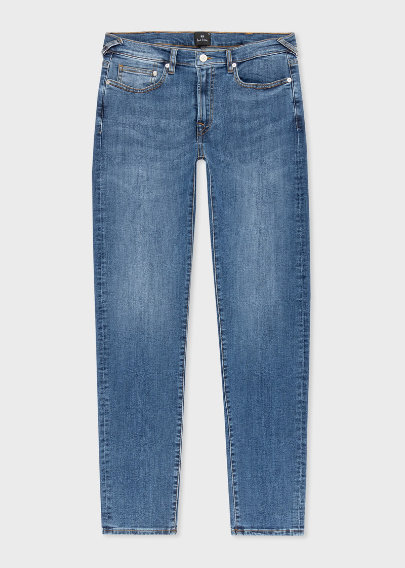 Mid-Wash 'Organic Reflex Stretch' Jeans 1