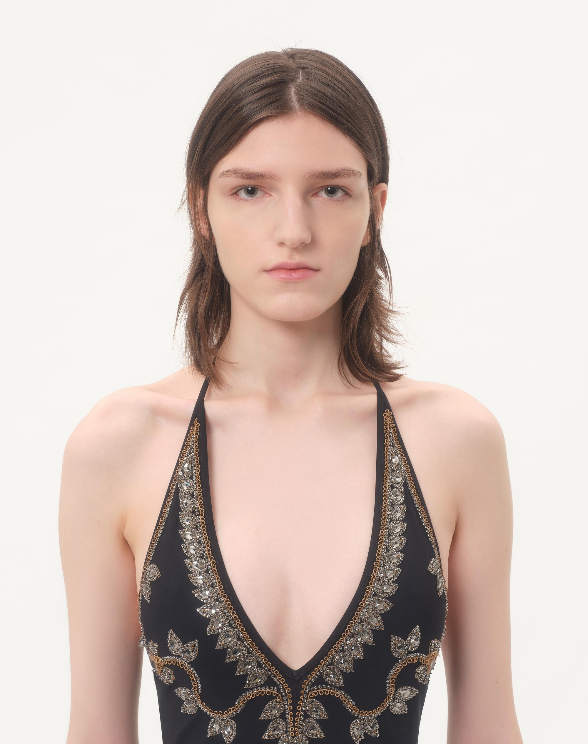 EMBROIDERED LYCRA SWIMSUIT - 3