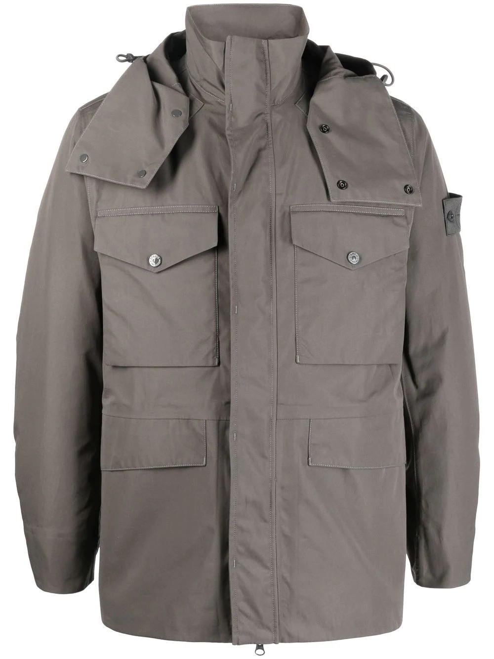 Compass zipped padded jacket - 1