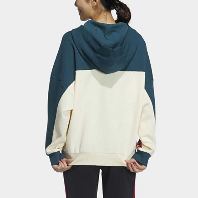 (WMNS) adidas Neo X CNY WW Hoodies 'Green White' GP5753 - 4