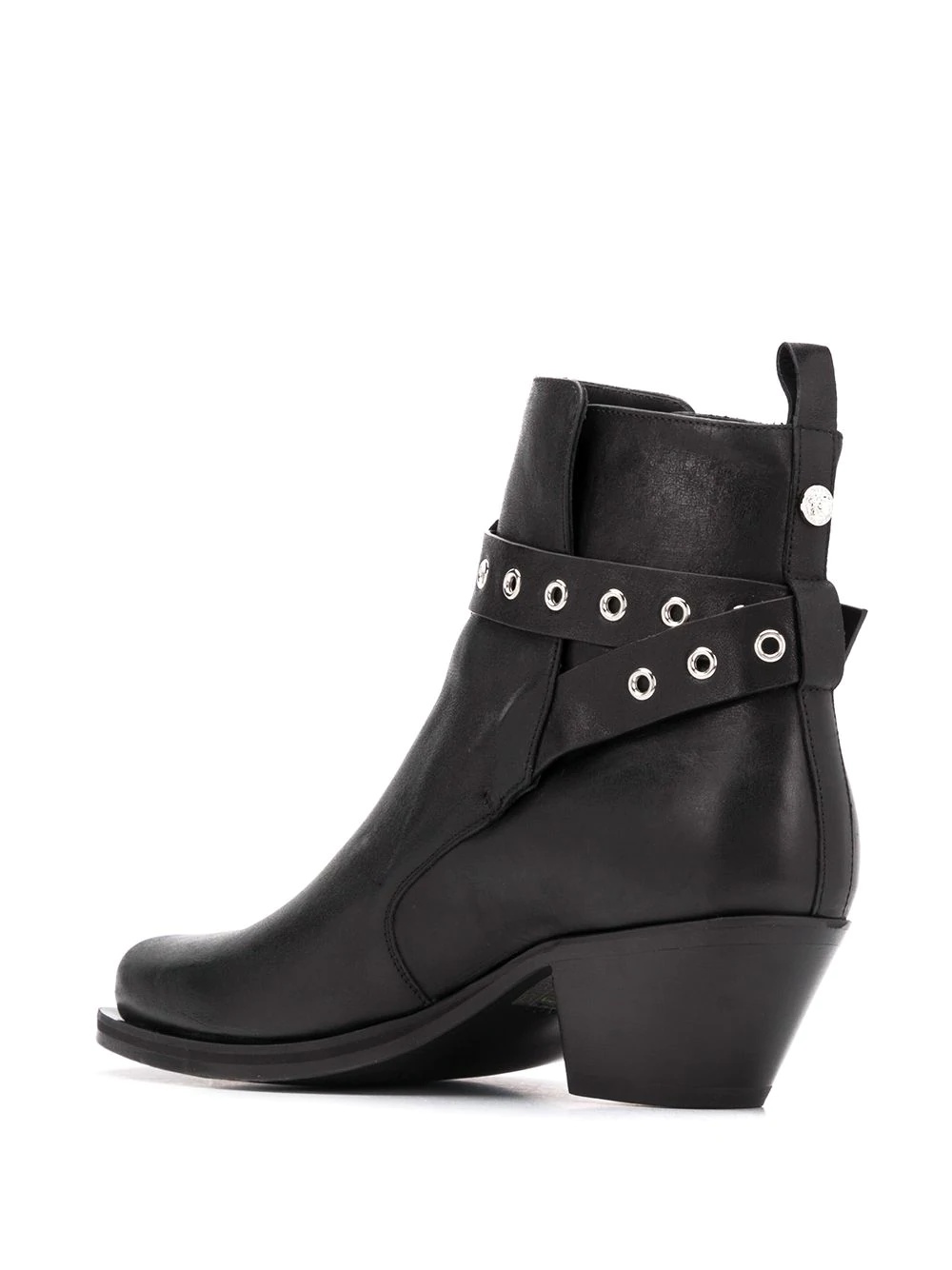 wrap-around strap ankle boots - 3