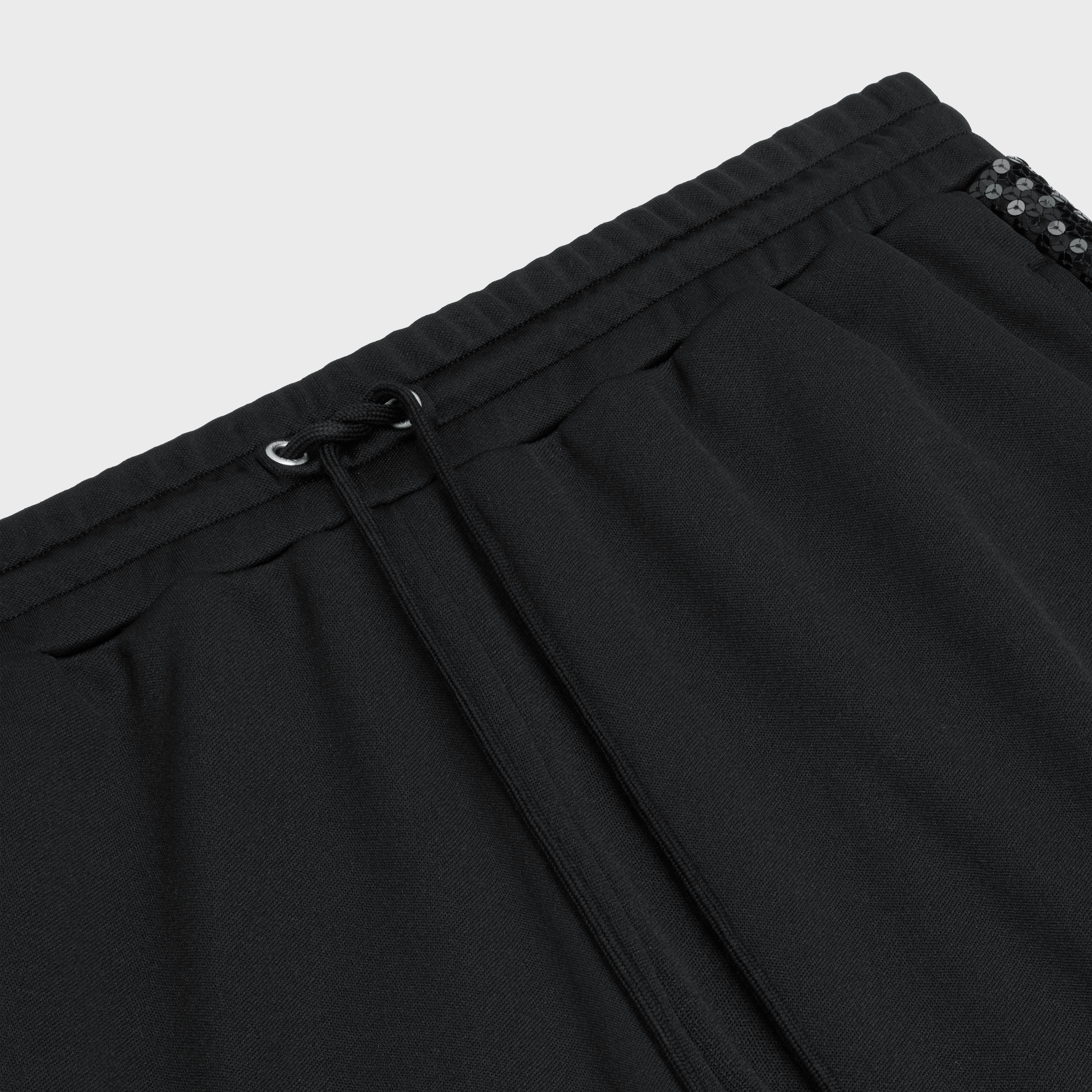 TRACK PANTS IN DOUBLE FACE JERSEY WITH EMBROIDERED BAND - 3
