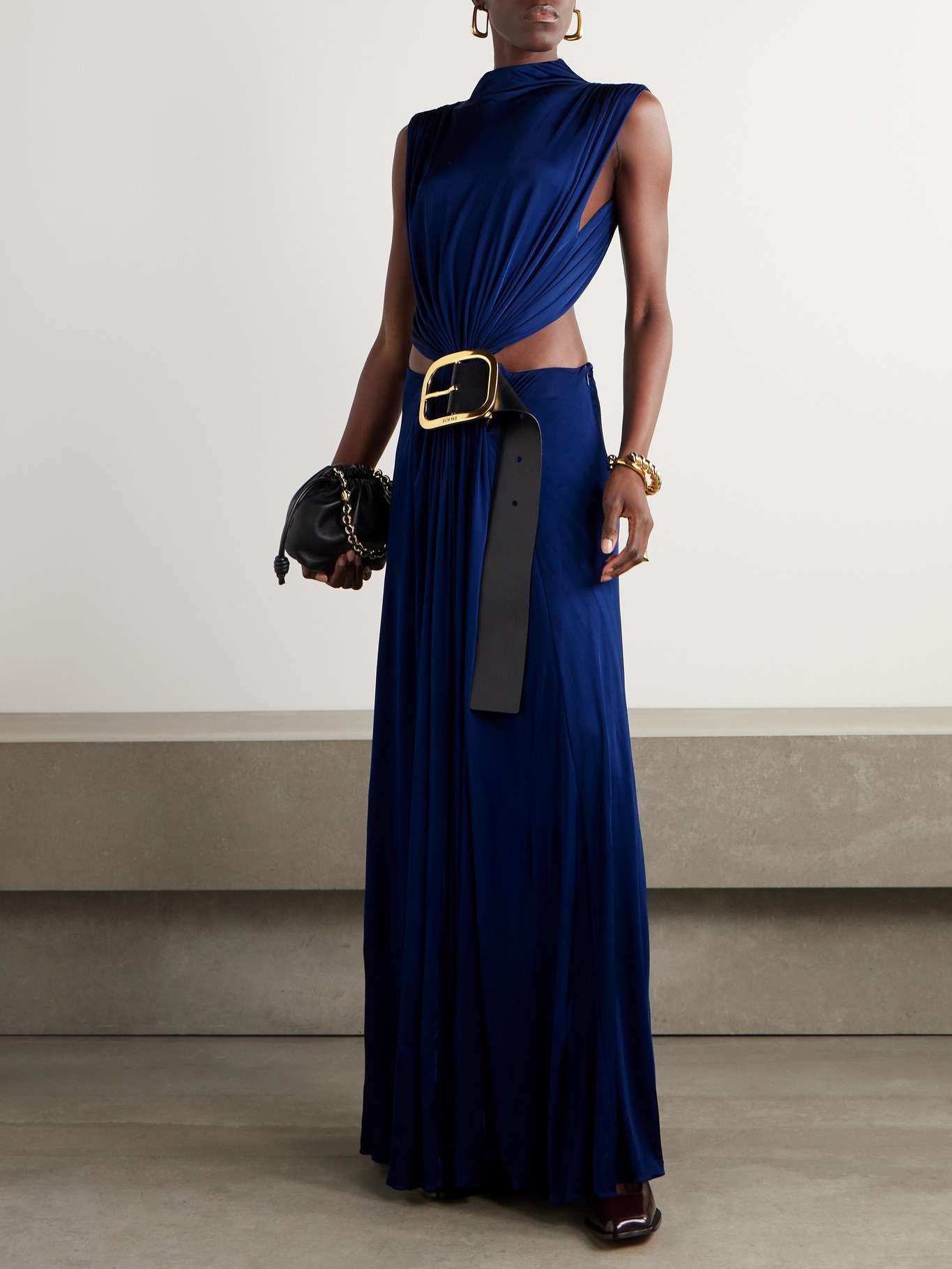 Embellished gathered jersey gown - 2