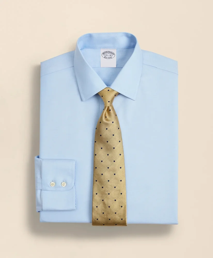 Stretch Supima® Cotton Non-Iron Twill Ainsley Collar Dress Shirt - 1