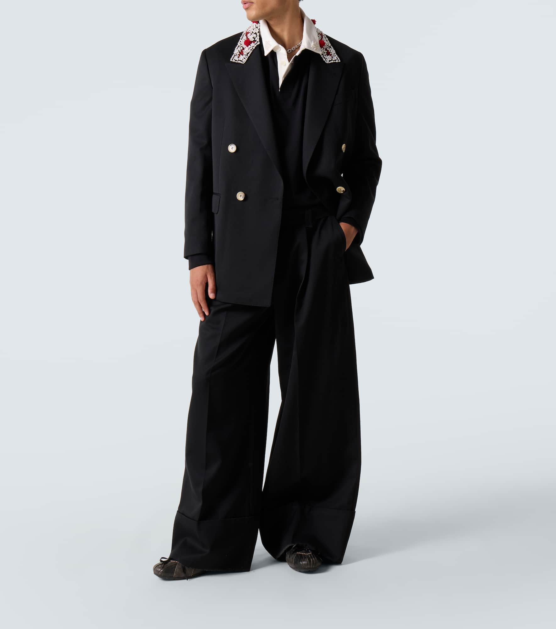 Embellished blazer - 2