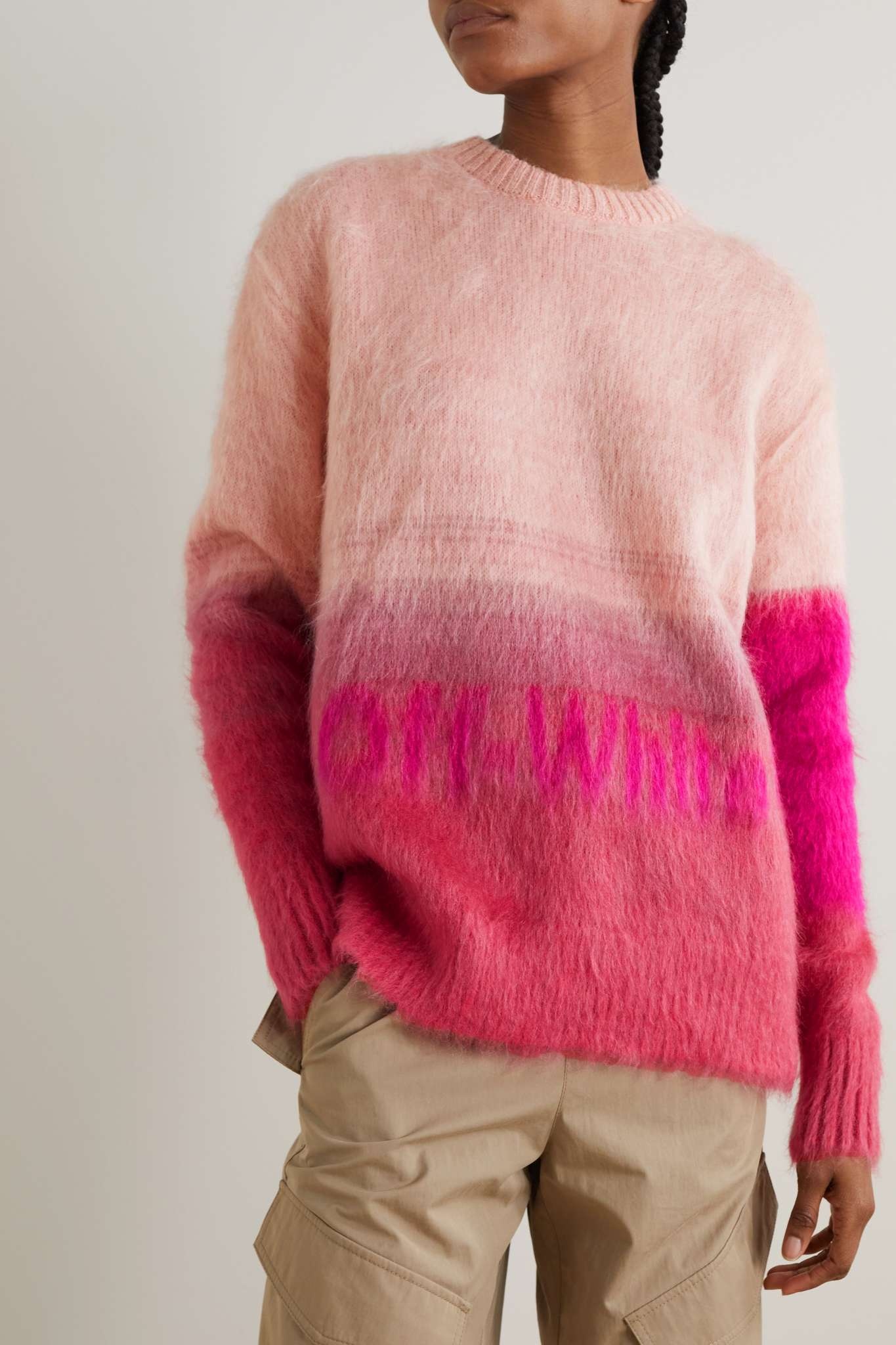 Ombré mohair-blend sweater - 5