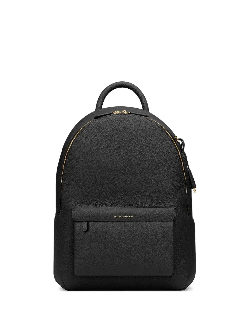 zip leather backpack - 1