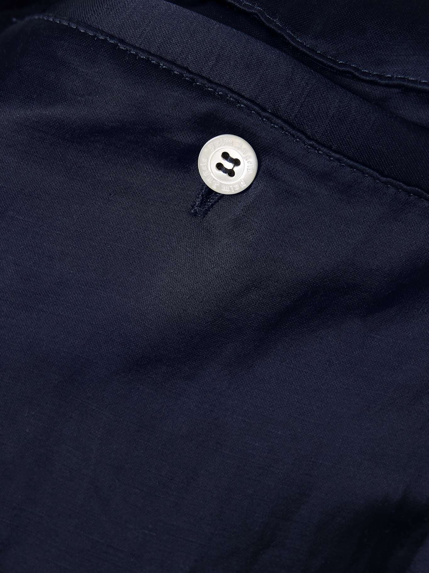 Logo-jacquard piped linen-blend satin pajama pants - 4