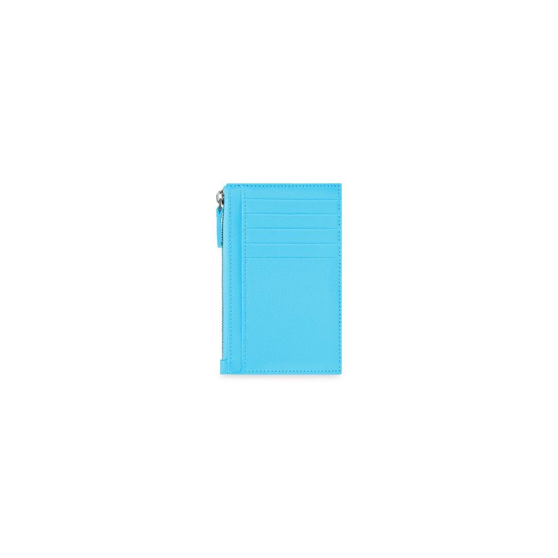 Men's Cash Large Long Coin And Card Holder in Blue - 3