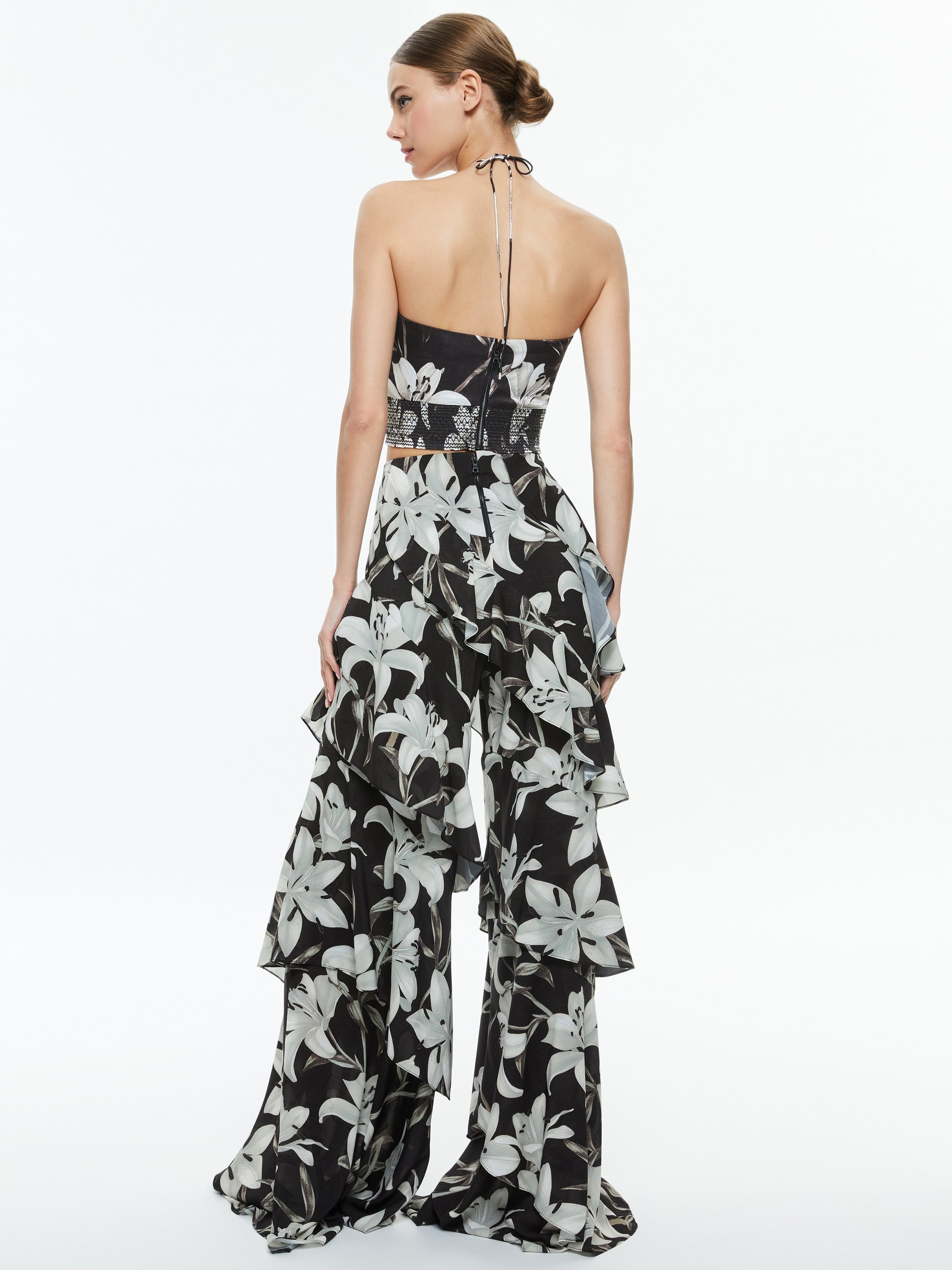 LIVIA HALTER CROPPED TOP - 3