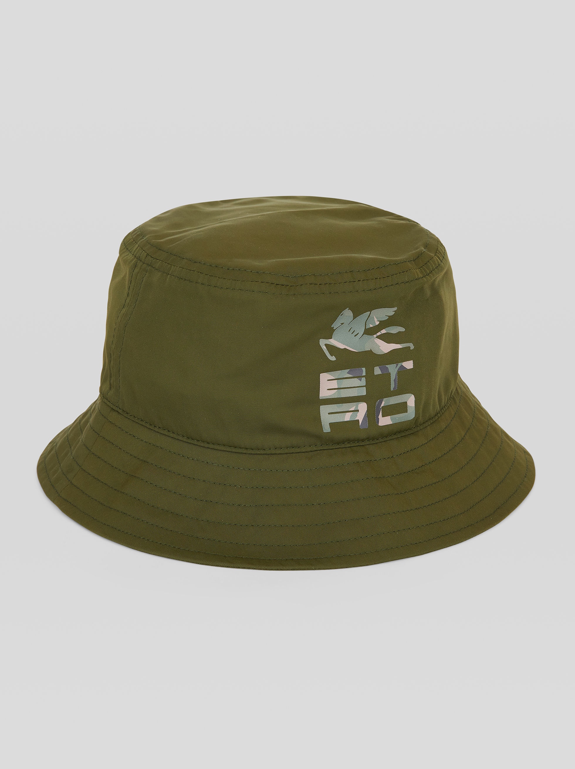 BUCKET HAT WITH ETRO CUBE LOGO - 1