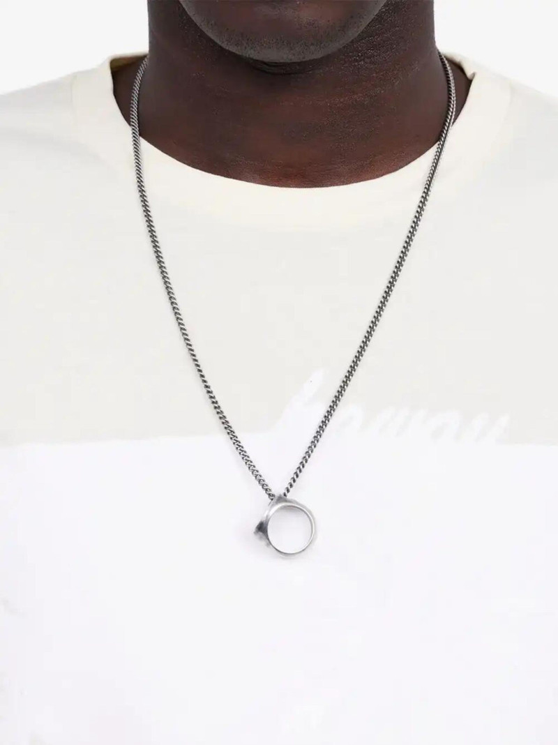 MM6 Maison Margiela Numeric ring necklace outlook