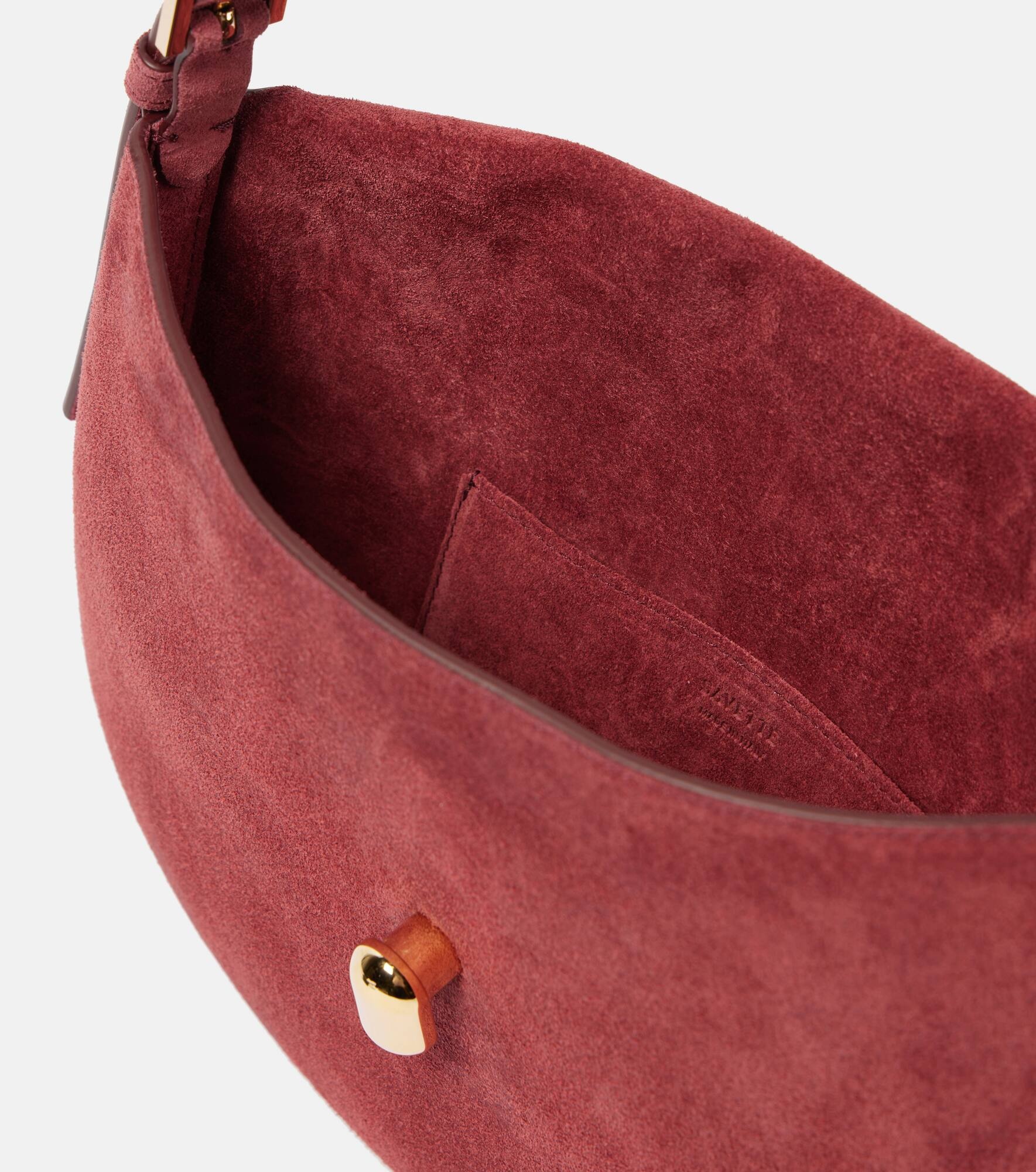 Tondo Small suede shoulder bag - 3