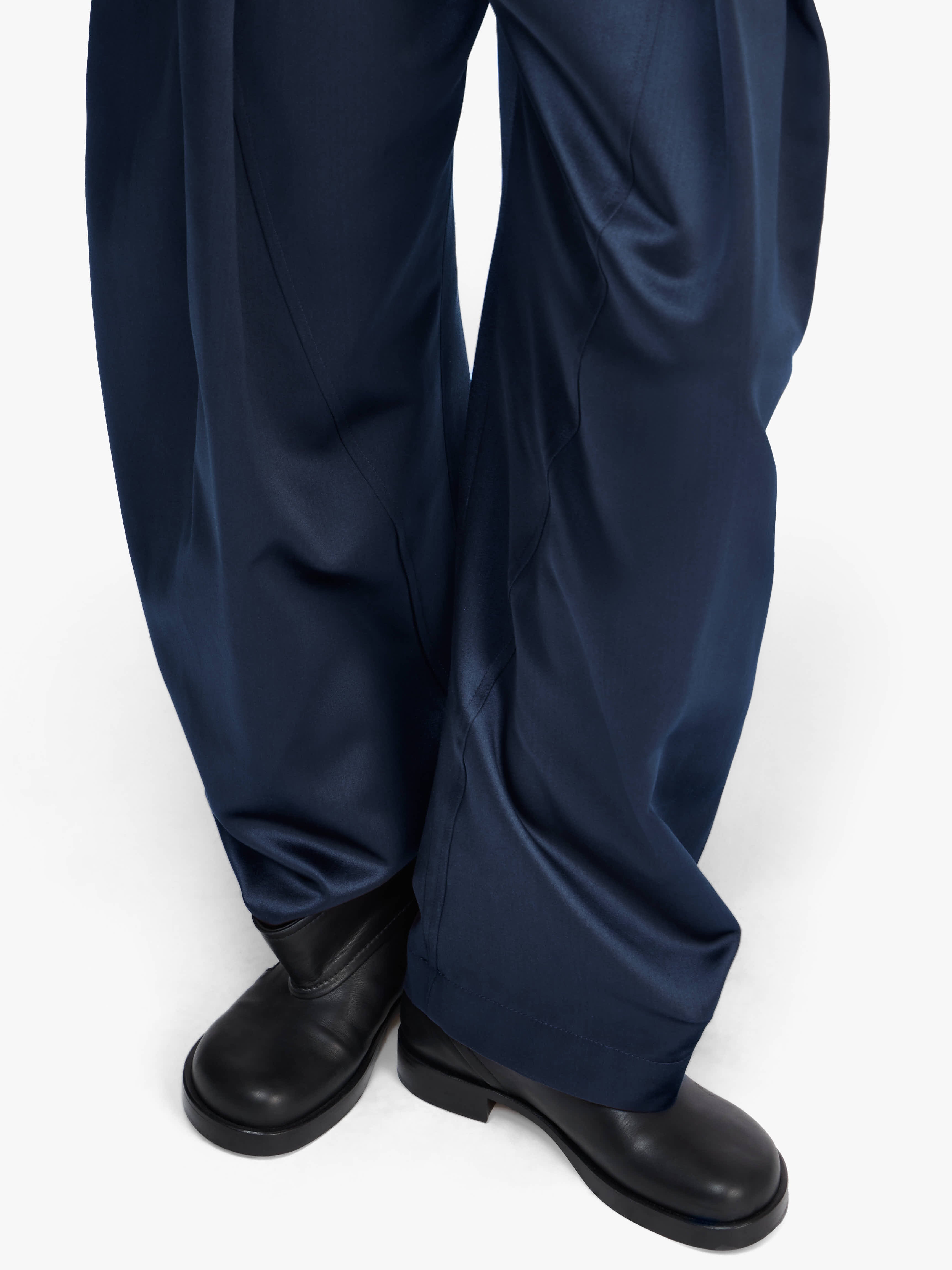 PLEATED D-RING TROUSERS - 5