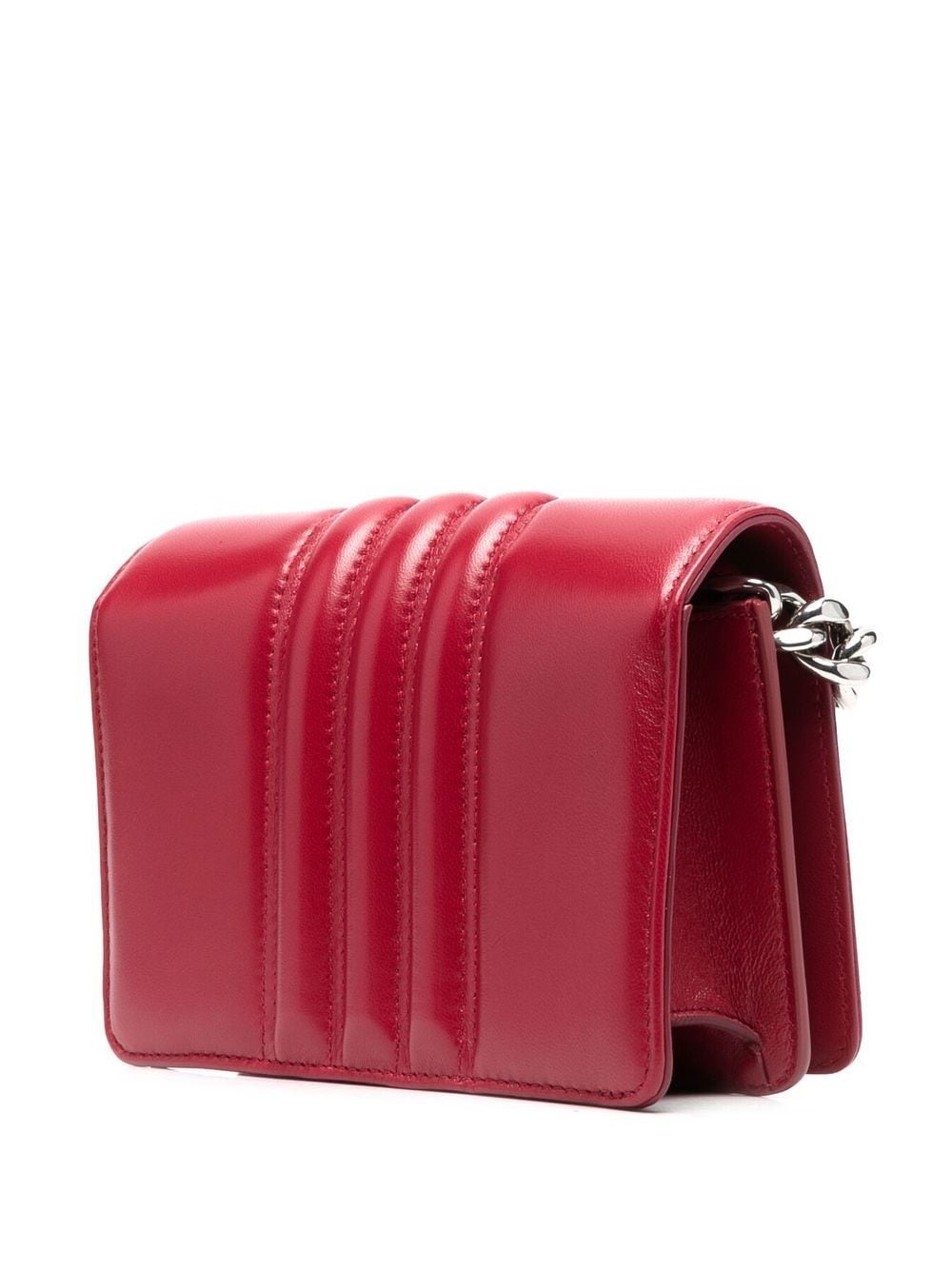 leather chain-link clutch-bag - 3