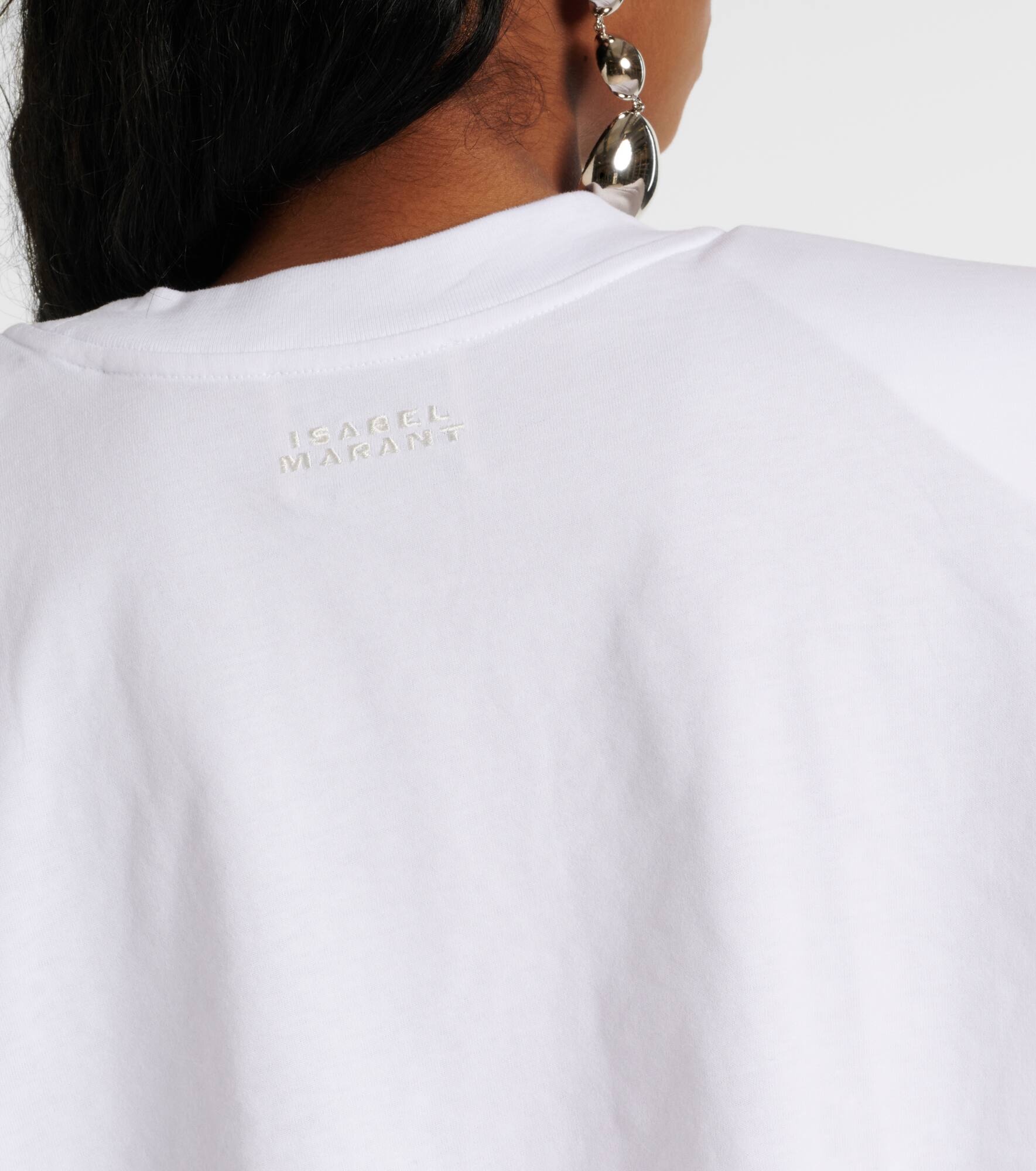 Zaely cropped cotton jersey T-shirt - 5