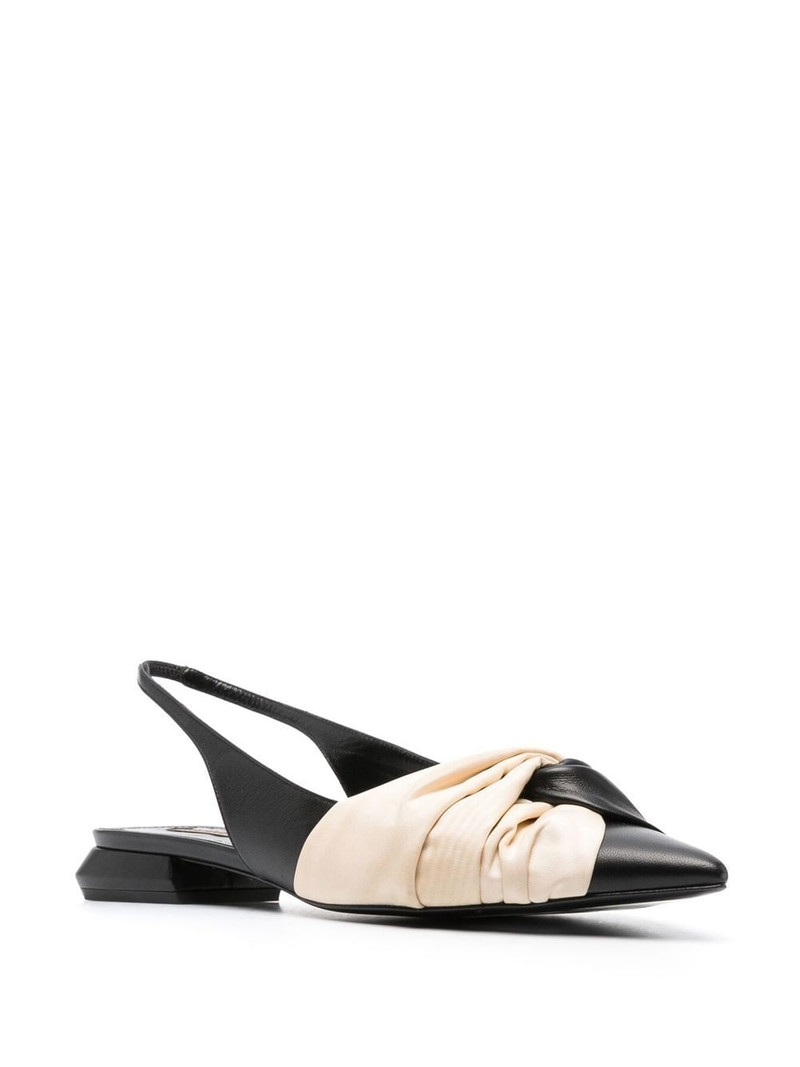 Roberto Cavalli knotted slingback pumps outlook