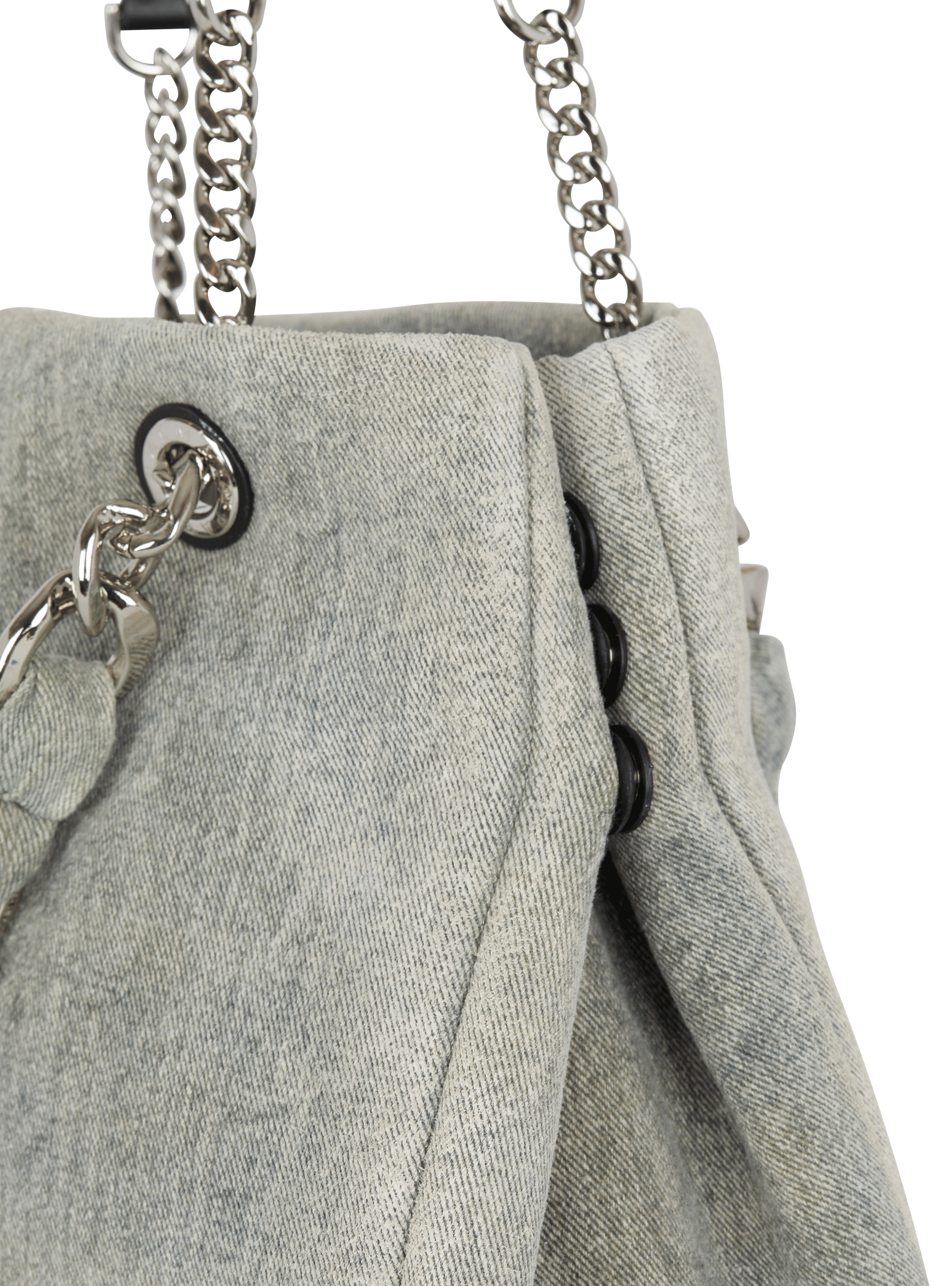 1945 Soft faded denim tote bag - 4