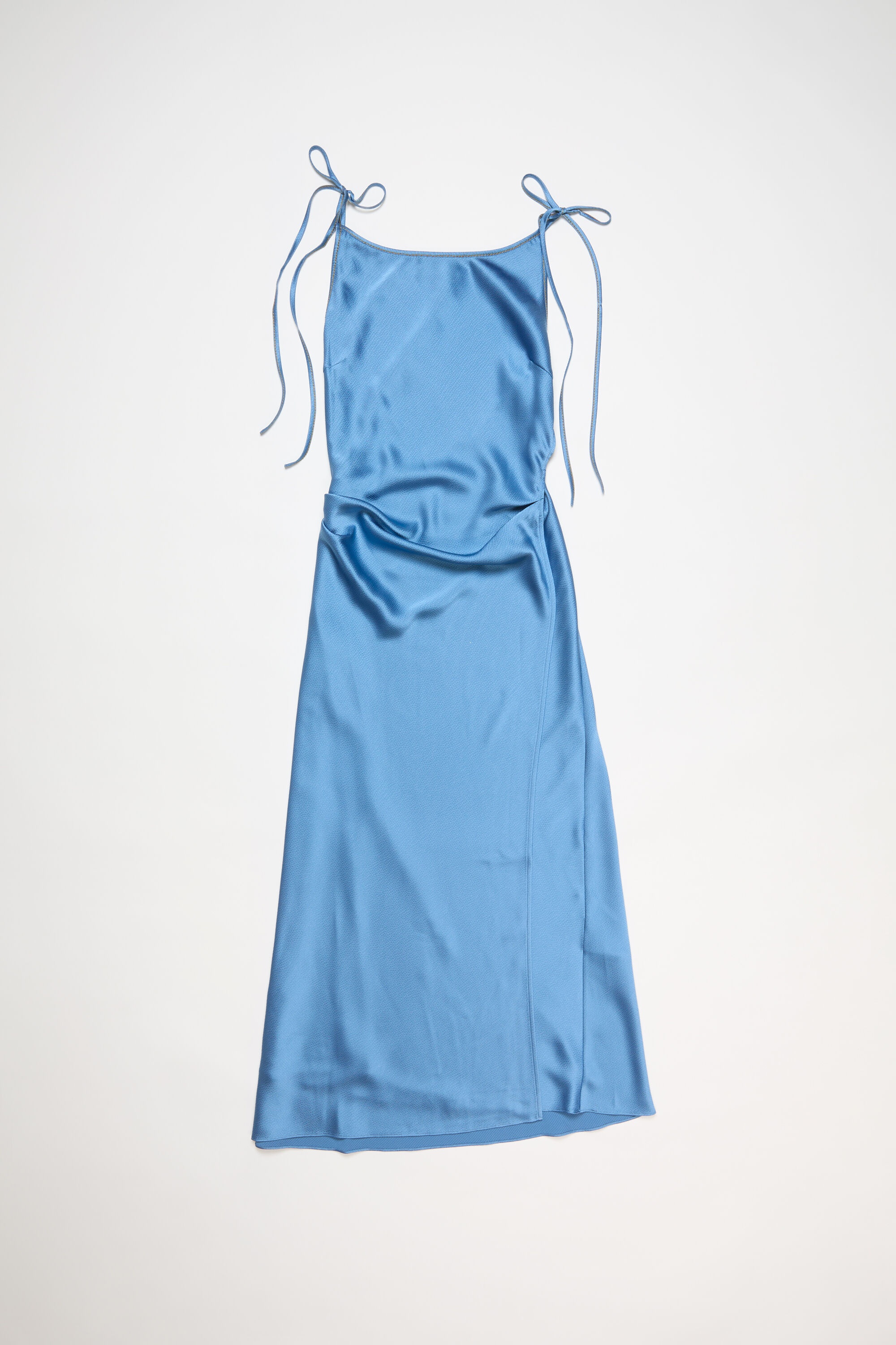 Sleeveless wrap dress - Sky blue - 1