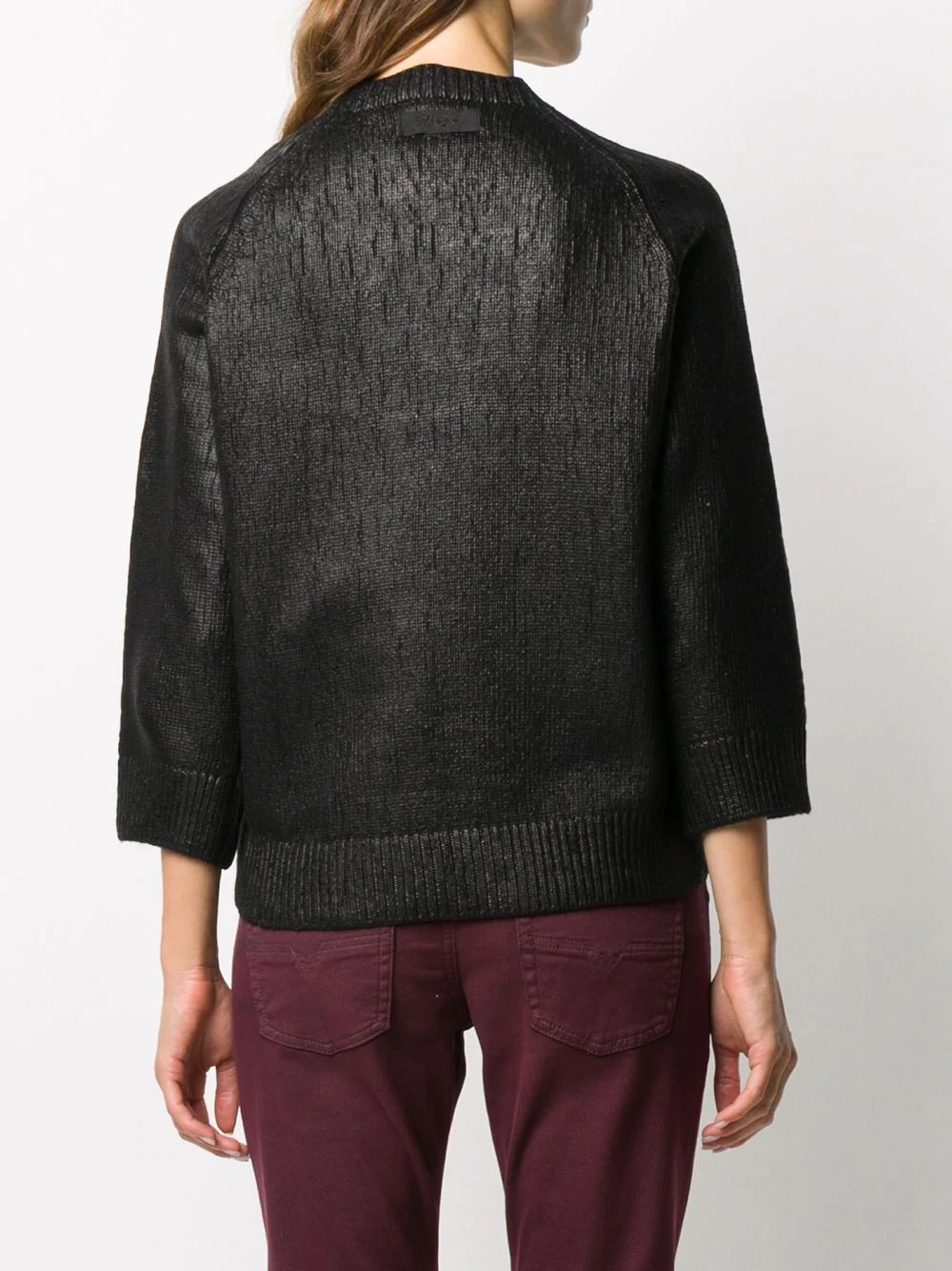 shine effect wool jumpers - 4