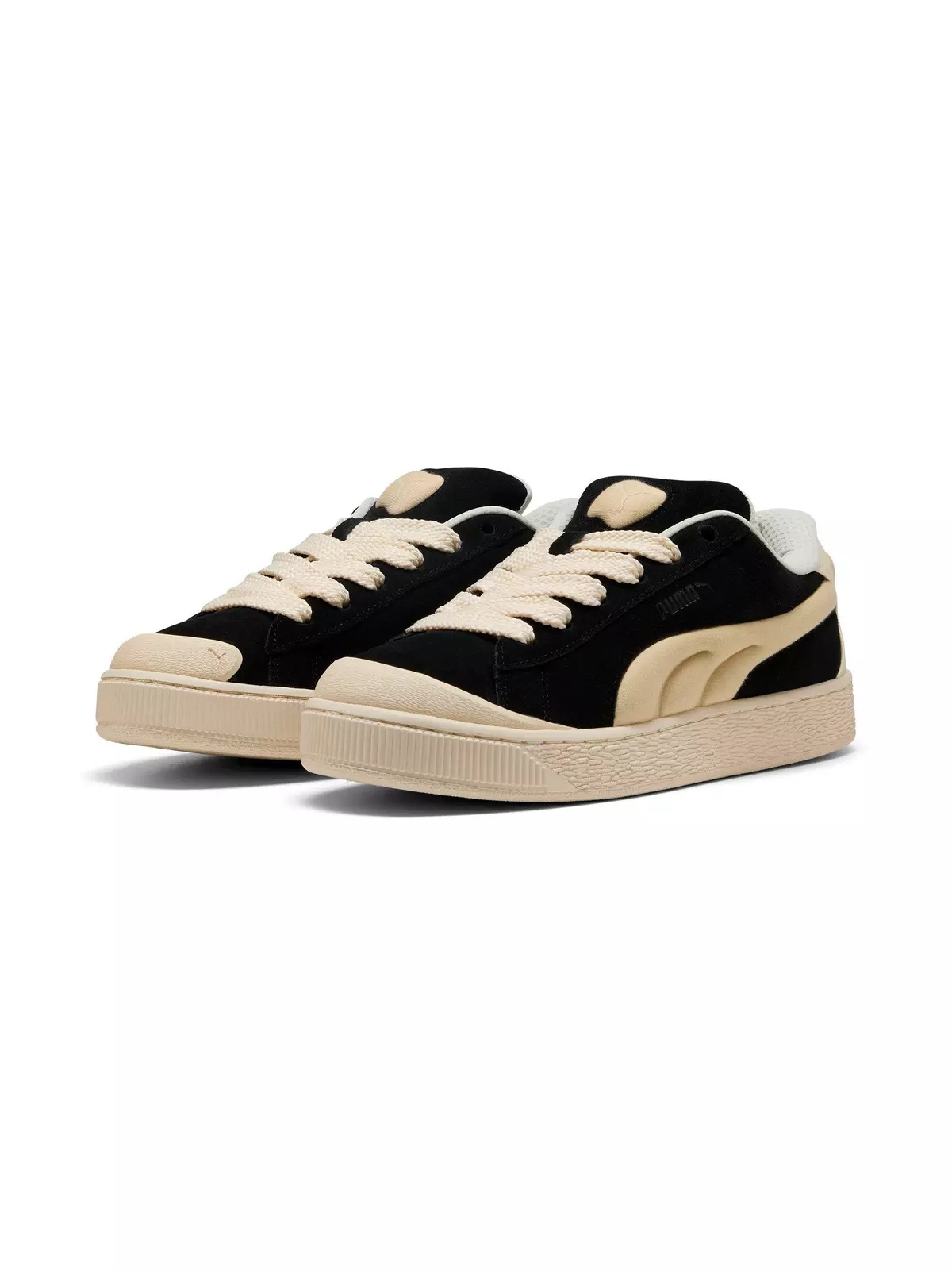 PUMA Suede XL Crush Preserves "PUMA Black/Chamomile/Sugared Almond" Men's Shoe - 3